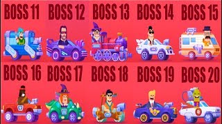 Racemasters Clash of Cars All Boss Characters Chapter 11  20 Gameplay Walkthrough ios  android [upl. by Rachelle]