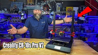 Creality CR 10s Pro V2 3D Printer  Unboxing and Assembly [upl. by Afinom]