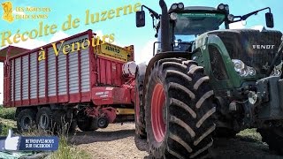 Récolte de Luzerne à Venours  John Deere 6140M  Fendt 922 Vario [upl. by Aihc]