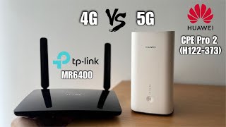 4G TpLink Router Vs Huawei 5g Pro2 Router [upl. by Esiled]