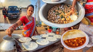 This Place is Famous For Aloo Dum amp Chakuli Rice Cake  Only 10₹  Dahi Bara  Street Food India [upl. by Laurens]