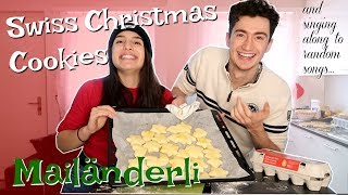 Bake with us SWISS CHRISTMAS COOKIES Mailänderli kinda fail but not really [upl. by Bowe104]