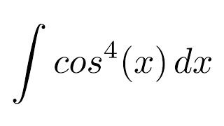 Integral of cos4x trigonometric identities  substitution [upl. by Marena652]