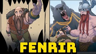 Fenrir Die Bindung des schrecklichen Wolfssohns von Loki  Nordische Mythologie  Animierte Version [upl. by Milla]