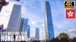 Hong Kong — City Walking Tour 2022【4K】 Downtown Central [upl. by Letsyrc]