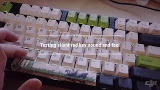 Varmilo panda VA108M cherry Mx silent red unboxing [upl. by Hung]