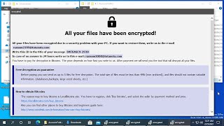 AppCheck AntiRansomware  Phobos Ransomware idRandom2930ransom1999tutanotacomeking [upl. by Attenauq]