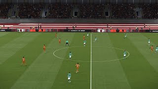 Ivory Coast 01 Nigeria  African Cup of Nations  Full Match Highlights Efootball PES 2021 [upl. by Aloin]