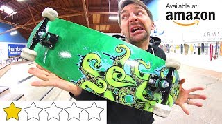 THE WORST REVIEWED AMAZON SKATEBOARD OF ALL TIME [upl. by Iolanthe557]