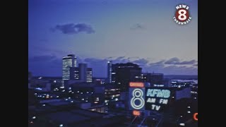 San Diego downtown city lights in 1966 [upl. by Tildi]