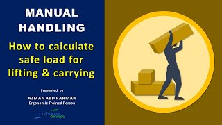 Manual Handling  How to Calculate Safe Load for Lifting and Carrying [upl. by Azilef]