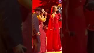 El vestido Rojo de Angela Aguilar que ROBÓ miradas en los Latin Grammy [upl. by Norud]