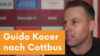 Greifswalder FC  Guido Kocer nach der Niederlage gegen Energie Cottbus [upl. by Shaffert]