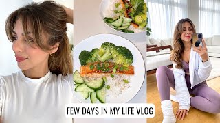 VLOG  Cutting Curtain Bangs Why I Love Winter amp Honey Lime Salmon Recipe  Annie Jaffrey [upl. by Sirtimid]