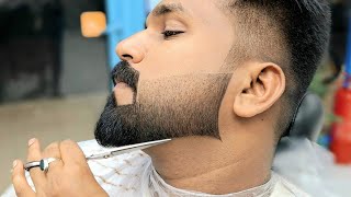 BEST 👍 BEARD 🔥 STYLES FOR MEN  BEARD BARBER STYLE  Dari Cutting Style 3023 [upl. by Innoj187]