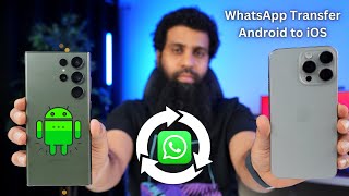 WhatApp Data Transfer from Android to iPhone  Wondershare DrFone WhatsApp Transfer [upl. by Macmahon]