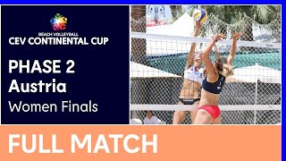 Finals Baden  CEV Beach Volleyball Continental Cup 2021 [upl. by Penney994]