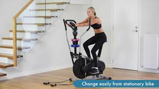 Powertrain 5in1 Elliptical Cross Trainer Bike with Dumbbells [upl. by Valenta]