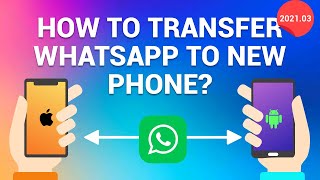 2021 Guide  Transfer WhatsApp from Android to iPhoneBackup and Restore [upl. by Avot]