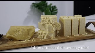 Jabón de avena y miel casero una receta fácil y económica para principiantes [upl. by Damick]