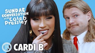 CARDI B Sundae Conversation with Caleb Pressley [upl. by Kawasaki]