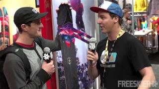 SIA14 Chris Benchetler talks Japan Nimbus and his redesigned pro model ski [upl. by Asenab]