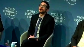 Idiot Son of George Soros Suffers Weird Mental Episodes at WEF [upl. by Arlee]