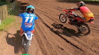 125cc Race 4 at Hawkstone Park Acerbis nationals [upl. by Annahael494]