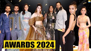 Ali FazalRicha Chadha Urvashi Rautela Babil Khan Shiv Thakare Anushka Sen Tahira  Awards 2024 [upl. by Wilkie911]