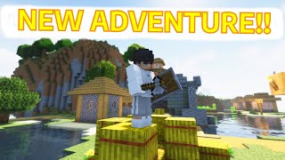 A NEW ADVENTURE Minecraft Ep1 [upl. by Lustig709]