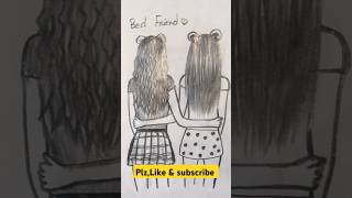 Best friend drawing artartist drawing trending sketch short shortvideo viralvideo video [upl. by Massarelli126]