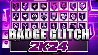 NEW NBA 2K24 BADGE GLITCH MAX BADGES in 1 HOUR  HOF BADGE GLITCH  WORKING [upl. by Scutt]