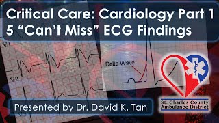 Cardiology for Critical Care Part 1  ECG [upl. by Aizek]