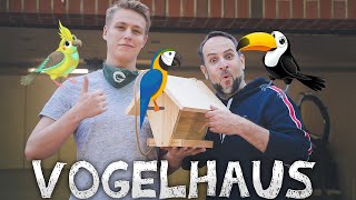 Vogelhaus  Futterhaus selbst gebaut  Anleitung und Tipps amp Tricks [upl. by Corrina]