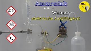 Ammoniak trifft auf Wasser  elektrische Leitfähigkeit [upl. by Groh]