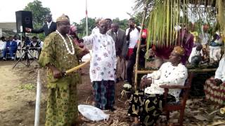 Coronation of a Mokpwe Bakweri Chief Part V Handing the Lianjo [upl. by Atiana]