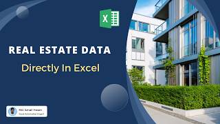 Property Data Directly in Excel from ATTOM API [upl. by Aynodal]