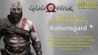 God of War 2018  Guía de coleccionables Konunsgard [upl. by Nailuj209]