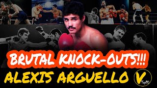 10 Alexis Arguello Greatest Knockouts [upl. by Isyad]