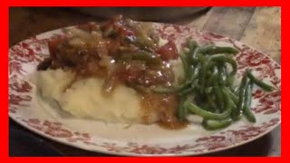 How To Make Venison Pepper Steak  Texas Style Cuisine Recipe [upl. by Enirehtac]