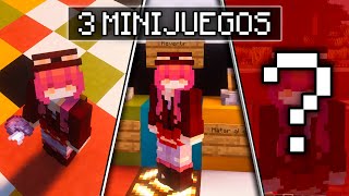 CREE los 3 MEJORES MINIJUEGOS de TIKTOK en MINECRAFT [upl. by Edsel]