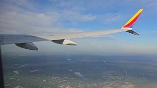 Southwest Airlines Boeing 737 MAX8 Takeoff  Kansas City International Airport [upl. by Alien201]