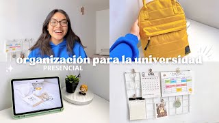 organización para la universidad PRESENCIAL 🥹📚  Funstudygram [upl. by Meta]