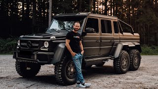 we drive a Mercedes AMG G63 6X6 through the forest in Germany  The Supercar Diaries [upl. by Navoj500]