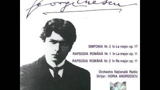 George Enescu Rapsodia Română nr 1 în La major op 11  Orchestra Națională Radio [upl. by Akinuahs574]