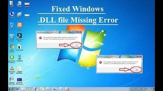 How to Fix All DLL Missing File Error in Windows PC  Windows 7XPVistaService Pack 12 [upl. by Eetnahc]