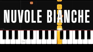 Ludovico Einaudi  Nuvole Bianche  Easy Beginner Piano Tutorial [upl. by Navonod568]