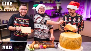 3 Ultimate Festive Cheese Dishes  LIVE [upl. by Arratoon572]