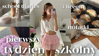 POWRÓT DO SZKOŁY 😮‍💨 rozpoczęcie roku szkolnego amp pierwszy tydzień [upl. by Tamarah662]