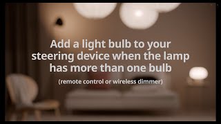 Add a light bulb to your steering device when the lamp has more than one bulb [upl. by Odnalor]